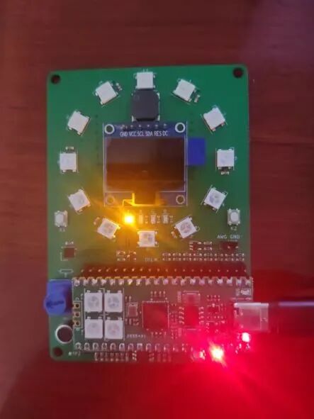 随机 LED 点亮效果