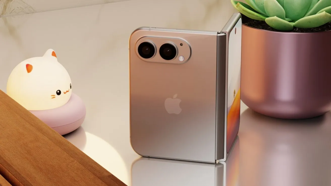 折叠屏手机渲染桌面场景