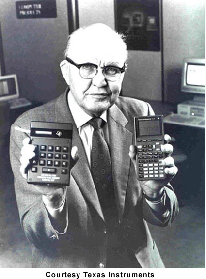 基尔比展示手持式计算器