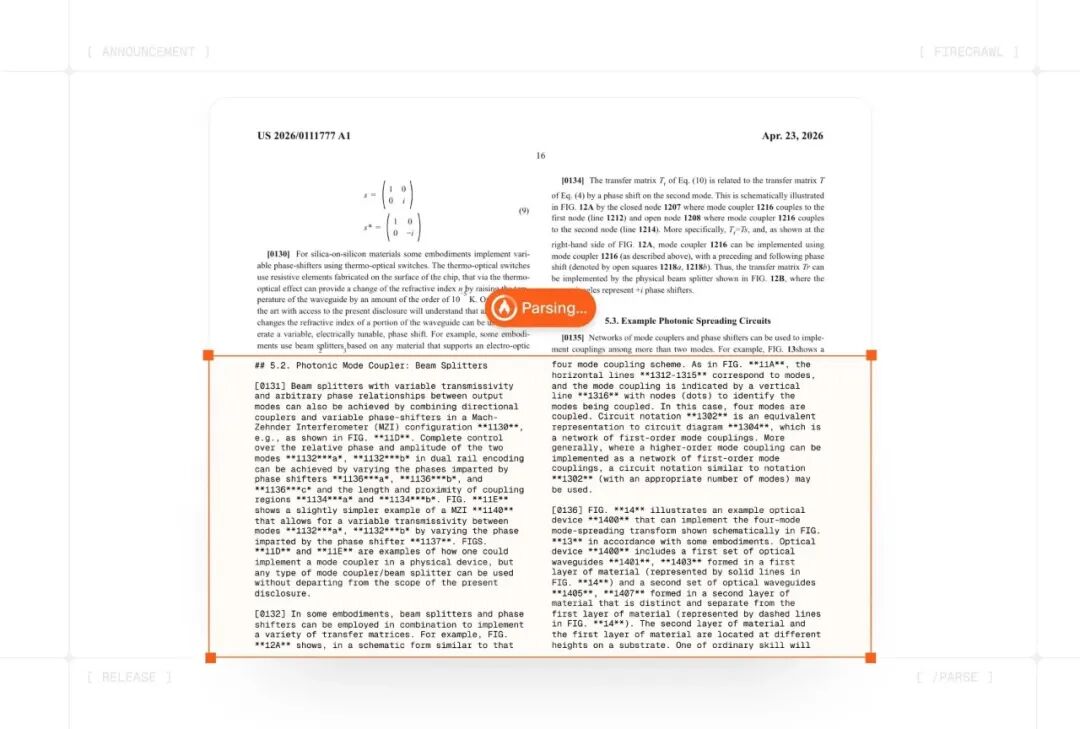 双栏 PDF 的区域选取与结构化文本提取示例