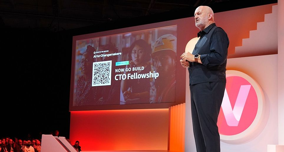 Werner Vogels在Now Go Build CTO Fellowship活动现场