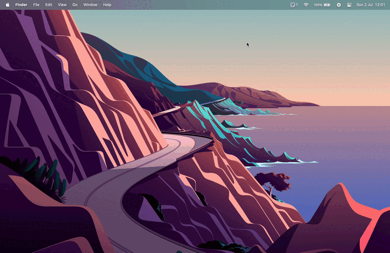 Reminders MenuBar 应用在桌面场景中的截图