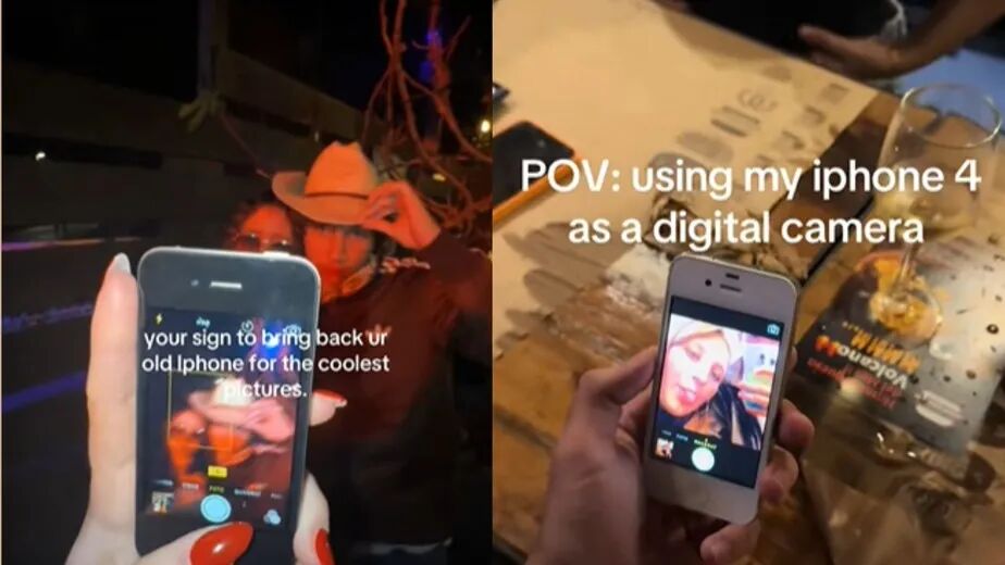 iPhone 4被用作数码相机的梗图