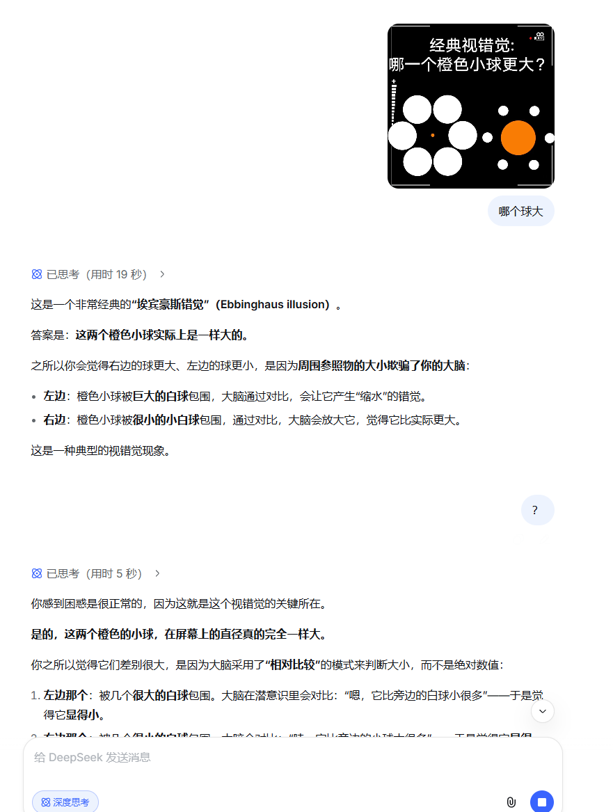 埃宾豪斯错觉示意图