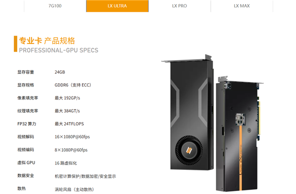 砺算专业卡产品规格对比图