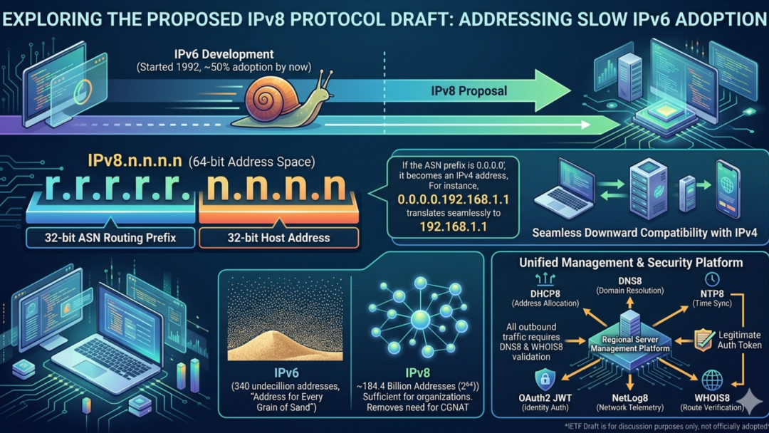 IPv8协议草案技术架构与特性详解
