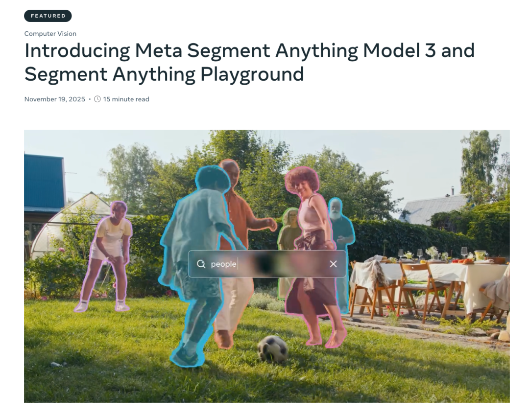 Meta Segment Anything模型演示图