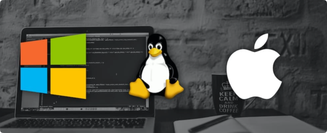 Windows与Linux、苹果生态共存的桌面场景