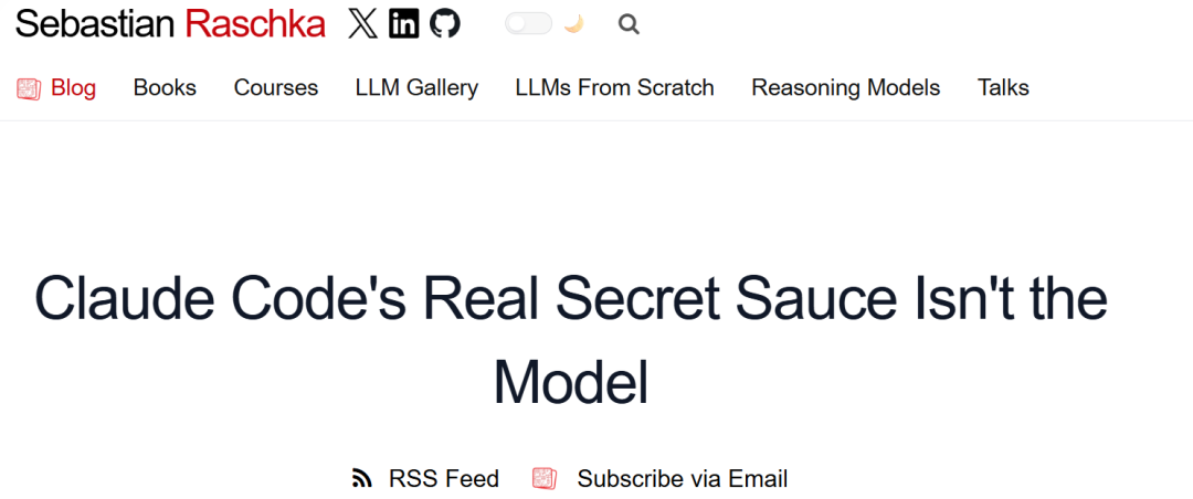 Sebastian Raschka博客文章截图