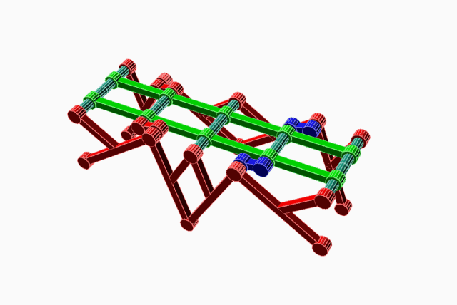 三维切比雪夫连杆模型