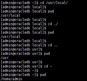 cd命令切换目录操作示例