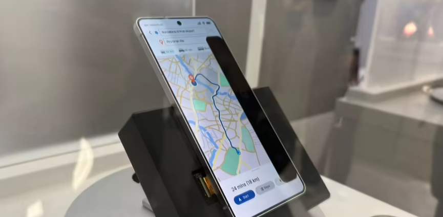 手机导航界面演示图
