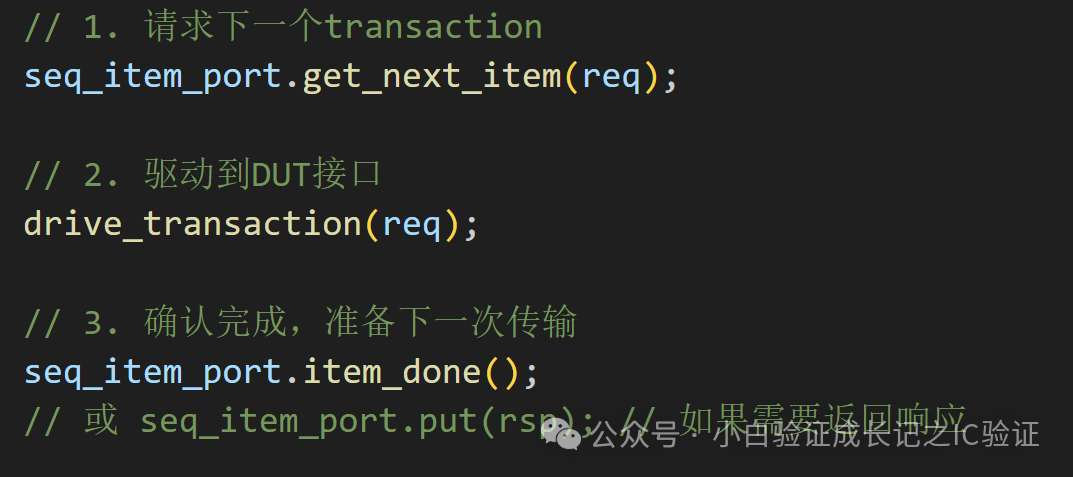 Driver与Sequencer交互步骤详解