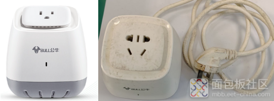 公牛电压转换器新旧外观对比