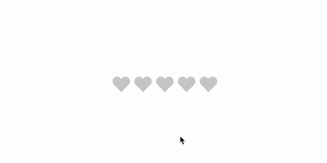 五星评分组件交互效果