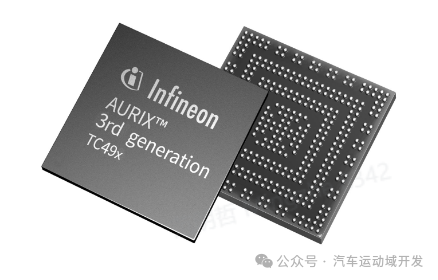 英飞凌AURIX TC49x芯片正反面特写图