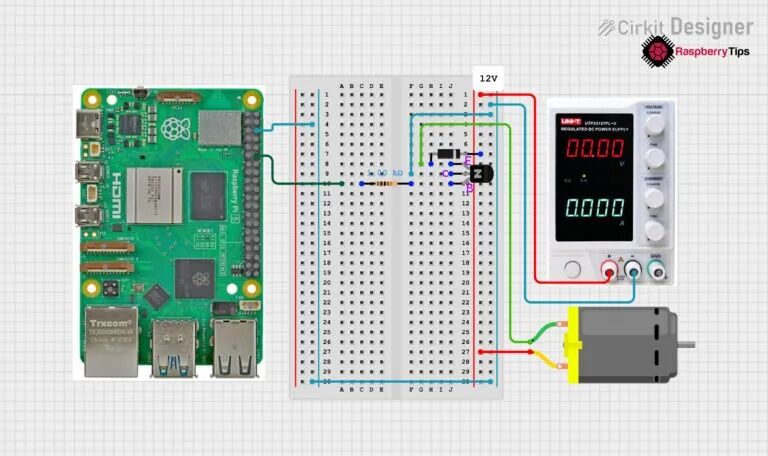 使用晶体管驱动电机的完整电路图