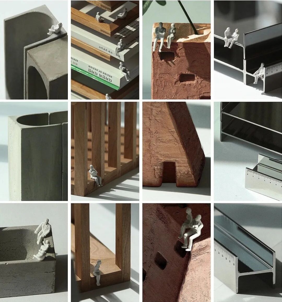 建筑模型制作过程展示