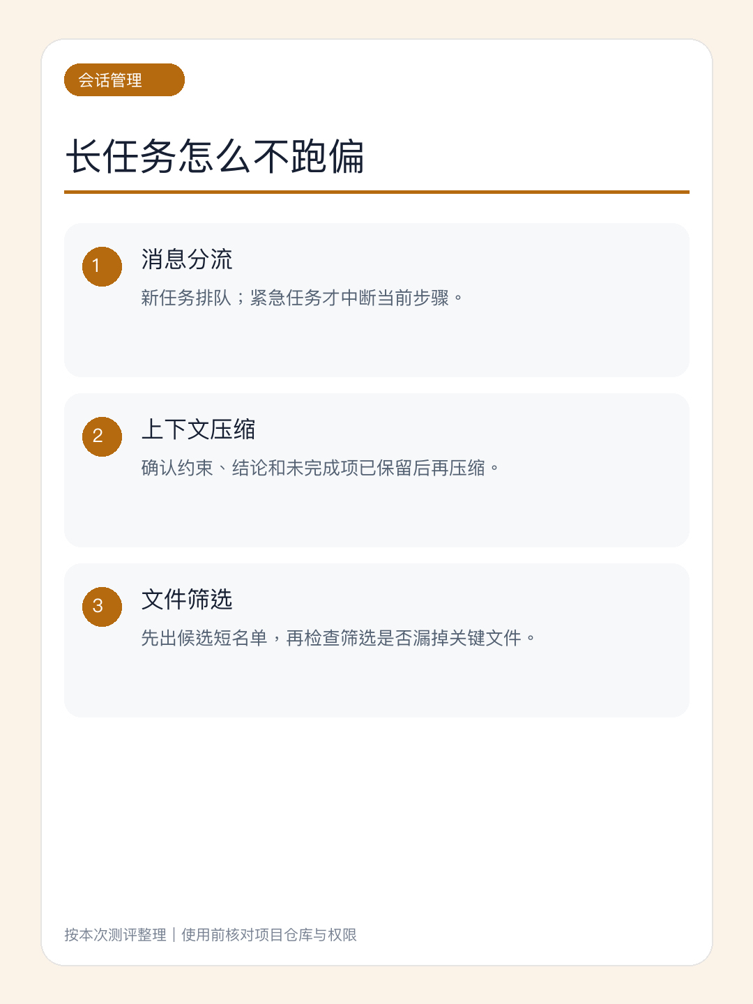Claude Code 长任务会话管理策略说明