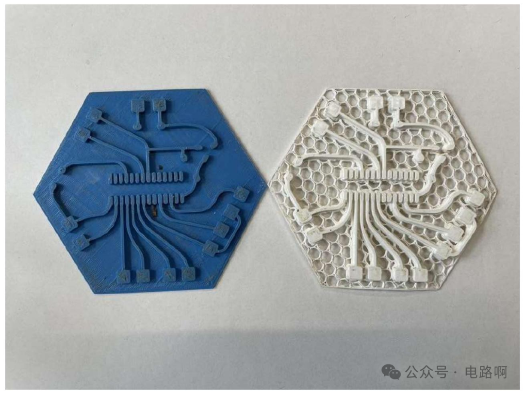 用于压印黏土PCB的3D打印模具