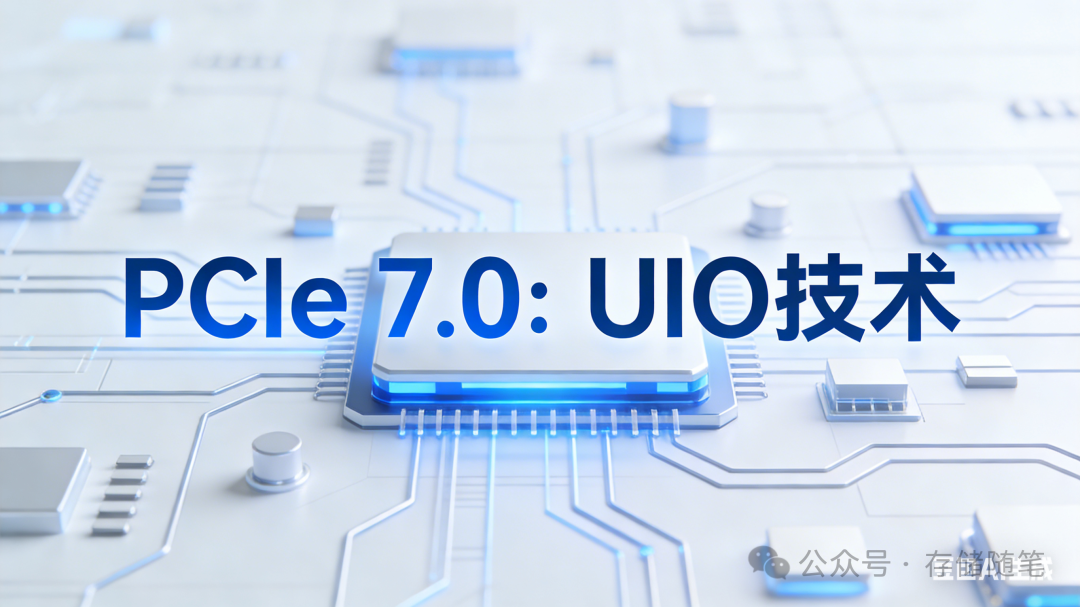 PCIe 7.0与UIO技术概念图