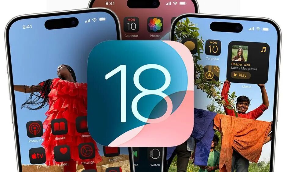 iOS 18系统主屏幕界面