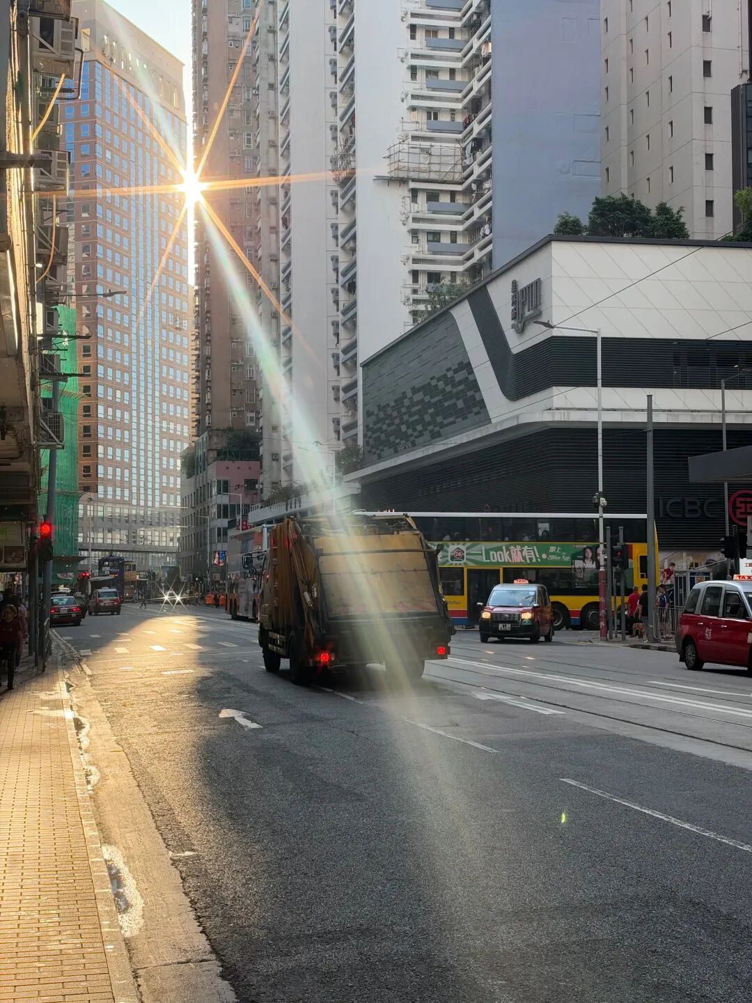 香港街道高光眩光样张