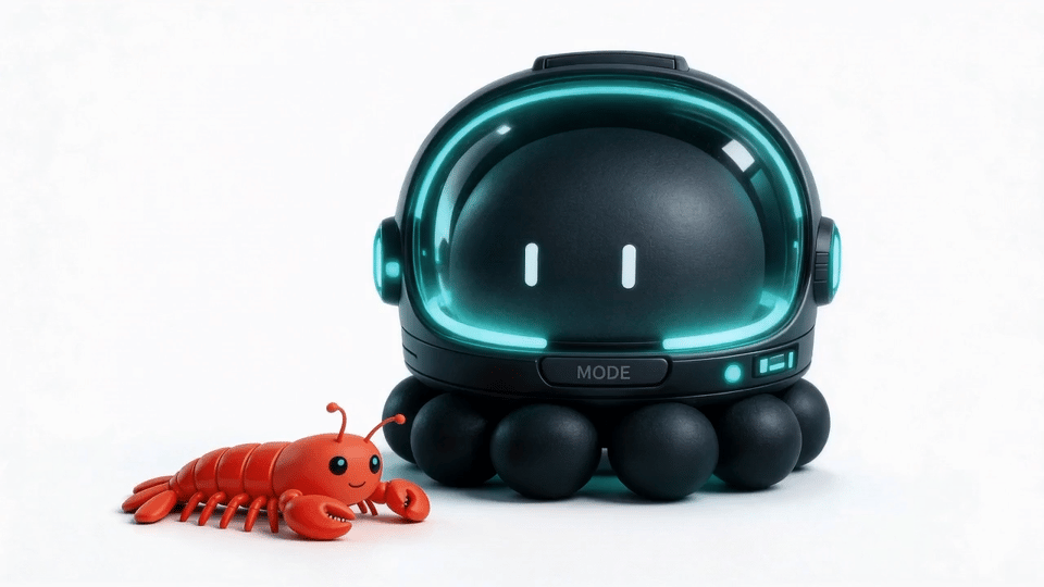 科幻风格的机器人卡通动画