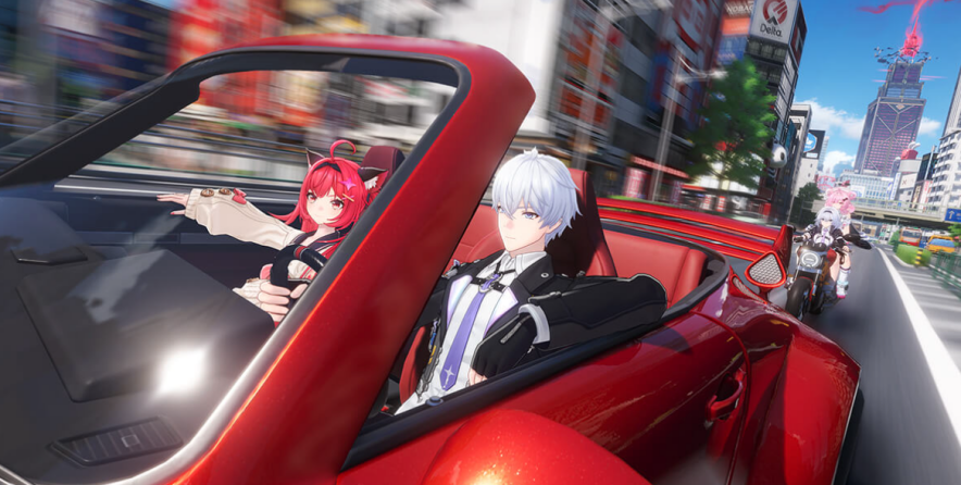 《异环》游戏内载具驾驶截图