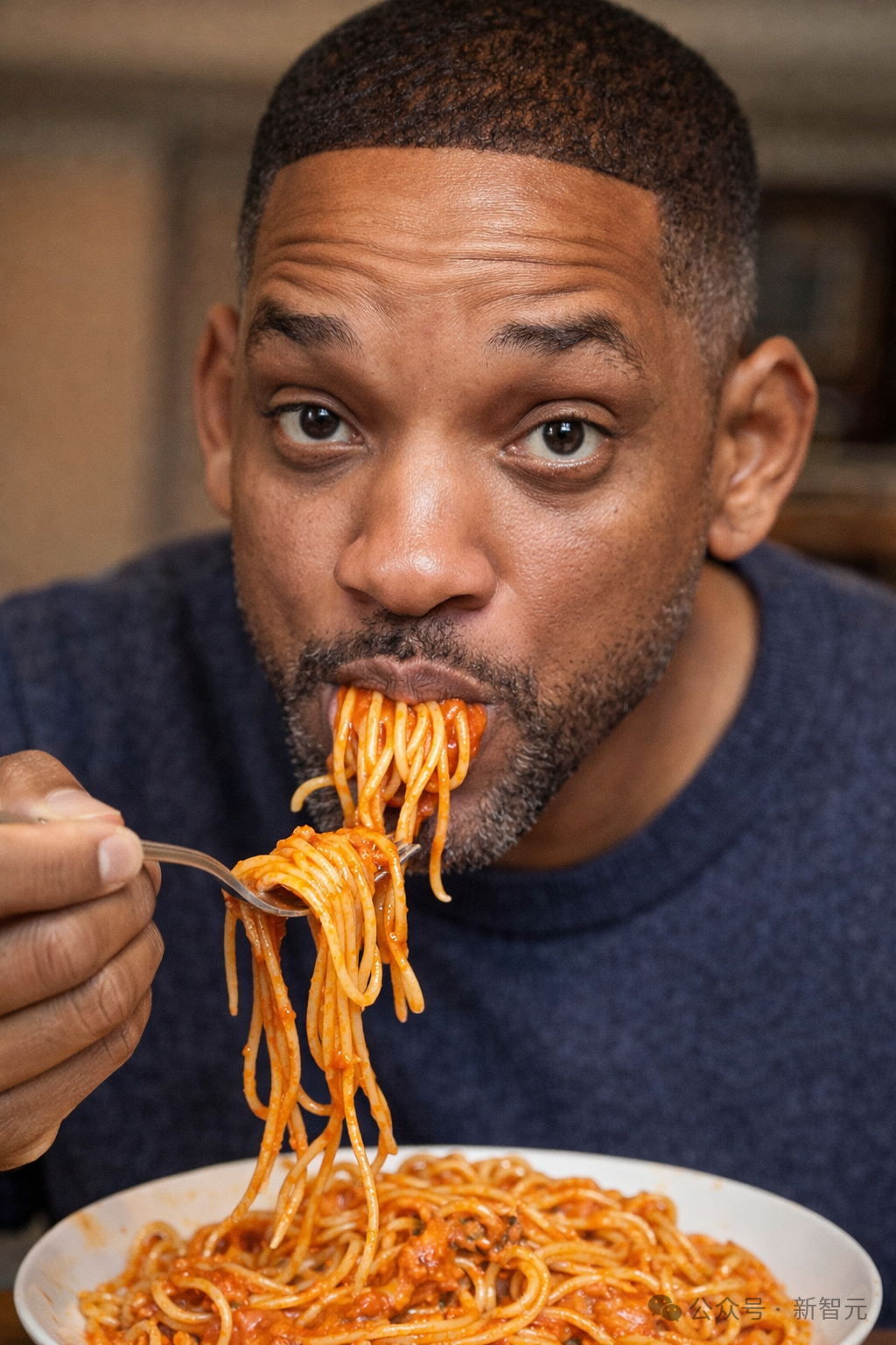 威尔·史密斯吃意大利面表情包