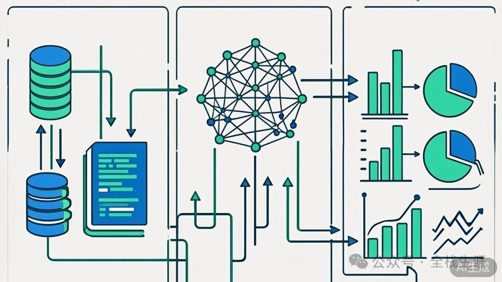 数据处理流程:从数据库到AI模型再到可视化图表