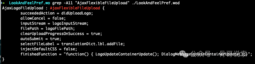 显示 LookAndFeelPref 使用 Ajax 的代码