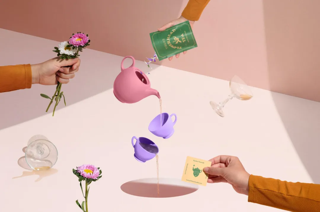 FLOWERHEAD TEA超现实静物摄影