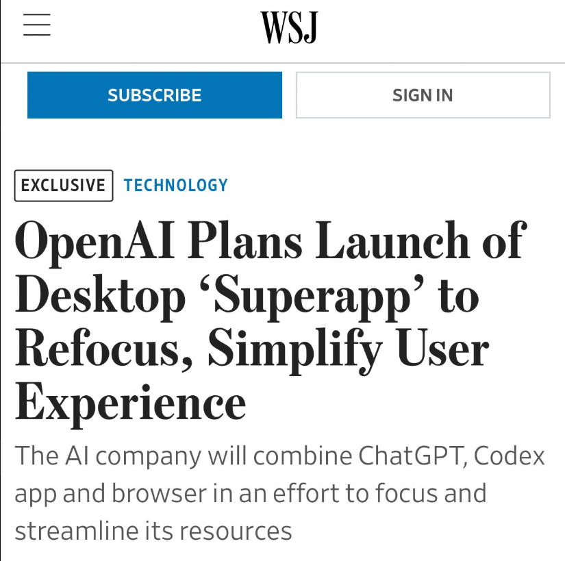 《华尔街日报》相关报道截图
