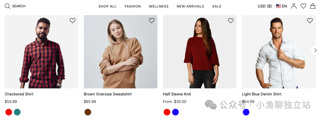 开源电商平台商品展示页面示例