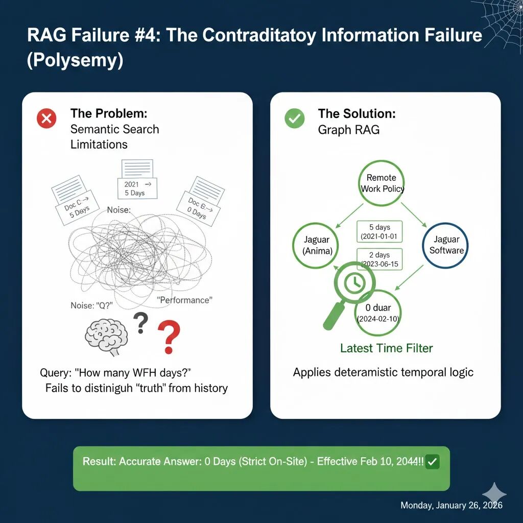 RAG失败案例4：矛盾信息冲突对比图