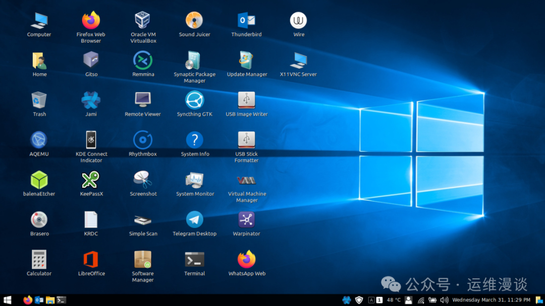 Linux Mint Cinnamon桌面，典型Windows-like体验，台式机党最爱
