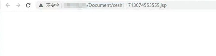 浏览器地址栏显示的JSP Webshell路径