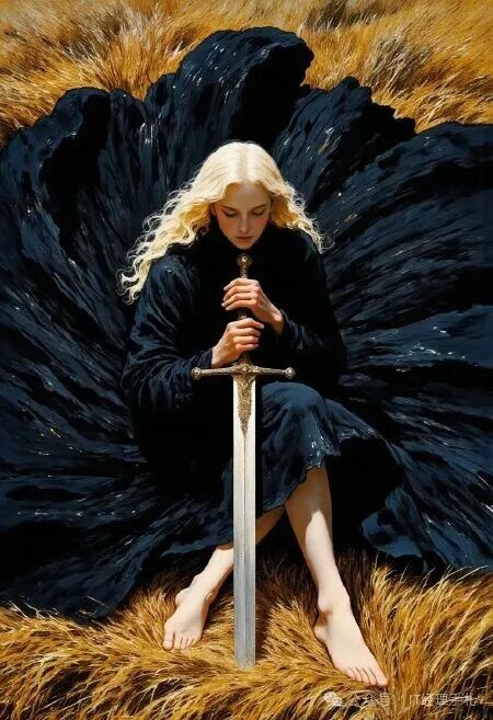 在迷雾中执剑前行的探索者