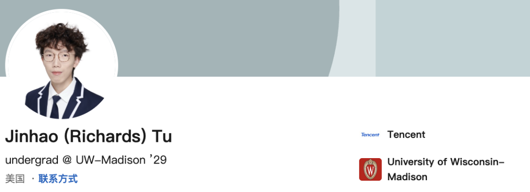 涂津豪的个人资料页面