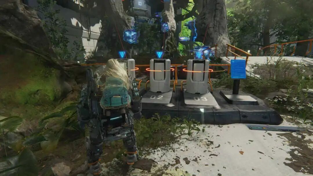 游戏场景中需要破解的三个大型锁具