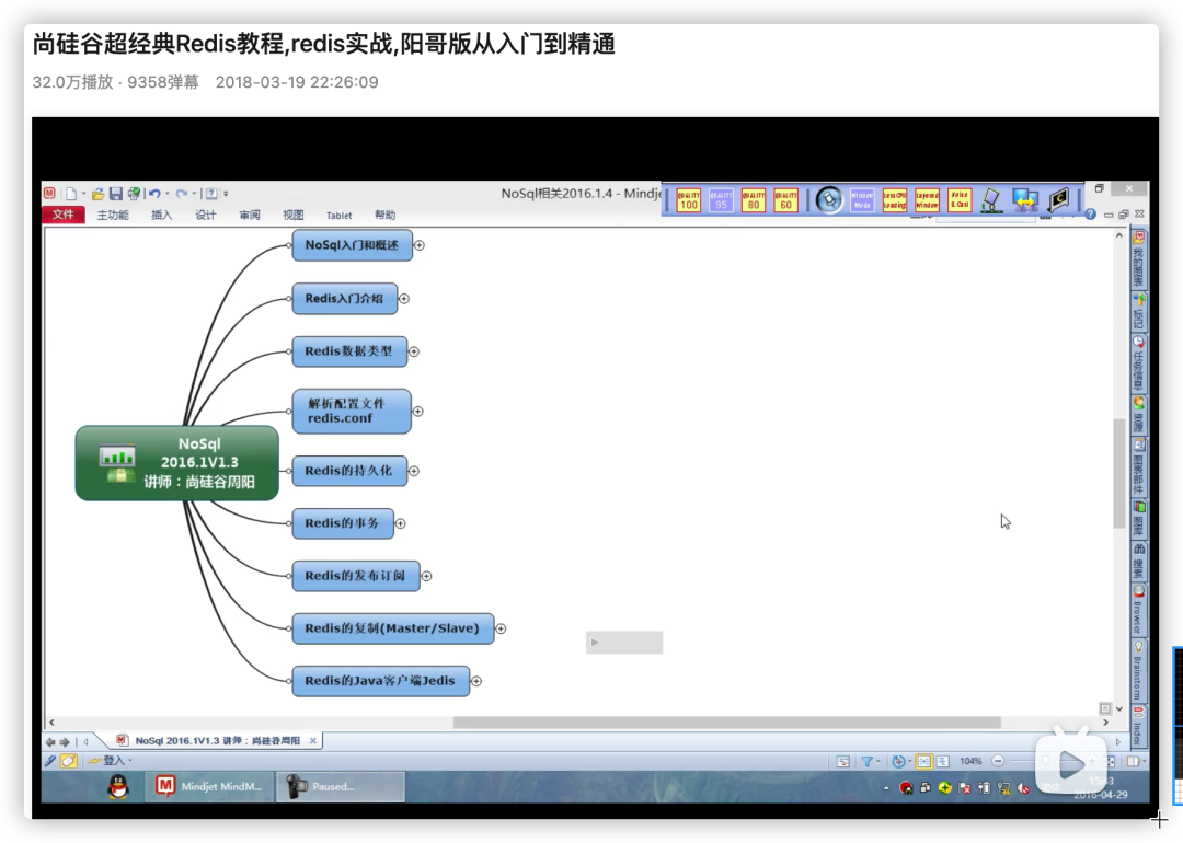 尚硅谷Redis教程思维导图截图