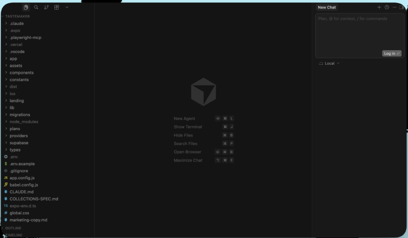 Cursor 2经典三窗格界面