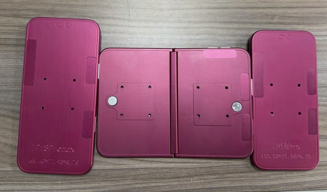 标注了型号与尺寸的 iPhone 18 Pro 系列机模