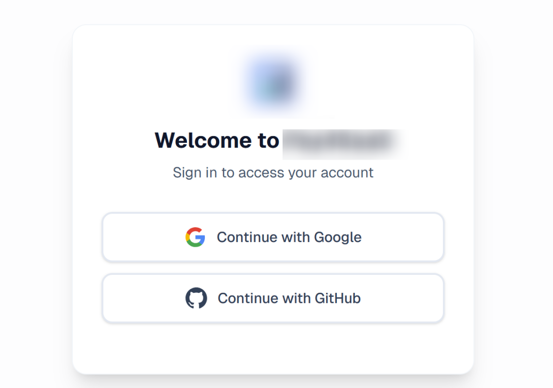 应用登录界面展示GitHub登录按钮
