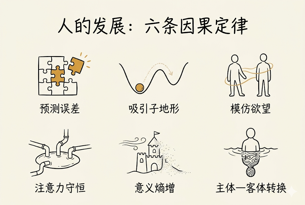 人的发展:六条因果定律图示