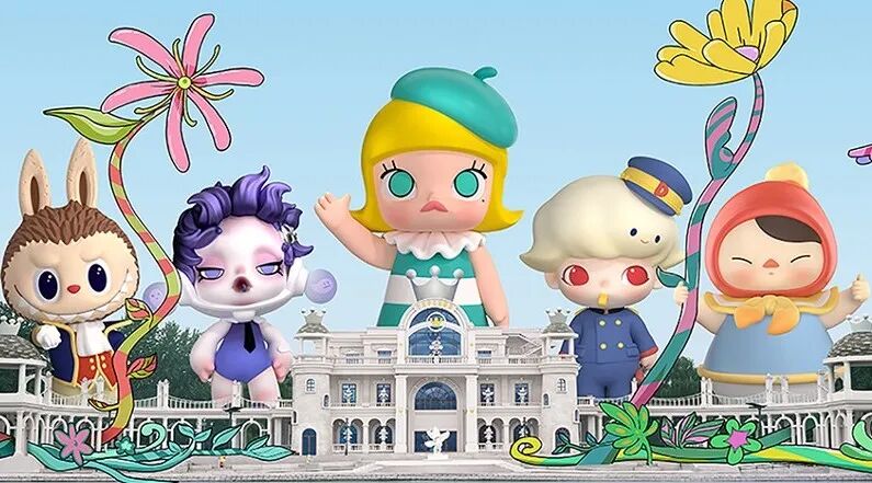 泡泡玛特IP角色全家福