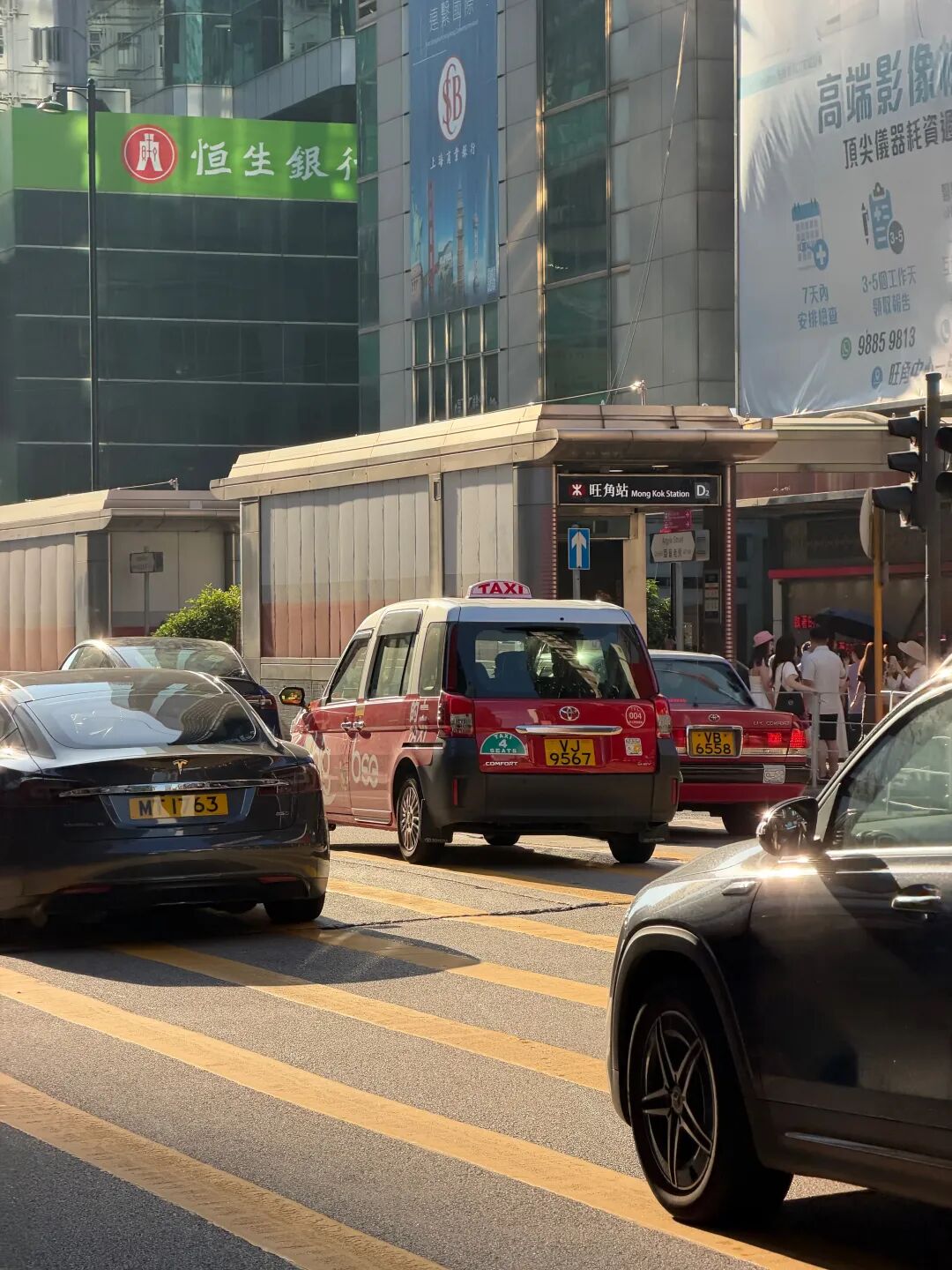 香港旺角街头阳光样张