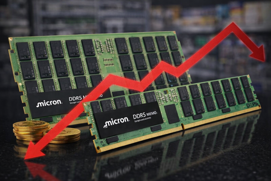 DDR5内存条价格趋势示意图